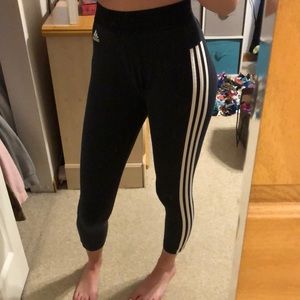 Adidas striped leggings